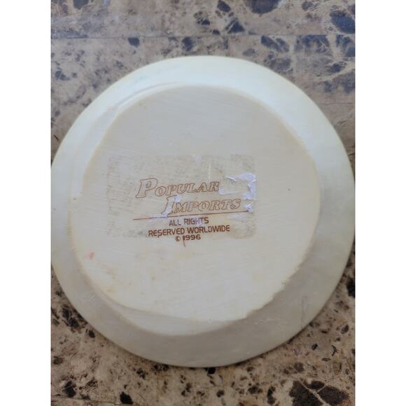 Vintage Popular Imports 3D ABC or School Days Small Plate Dated 1996 - Picture 4 of 4